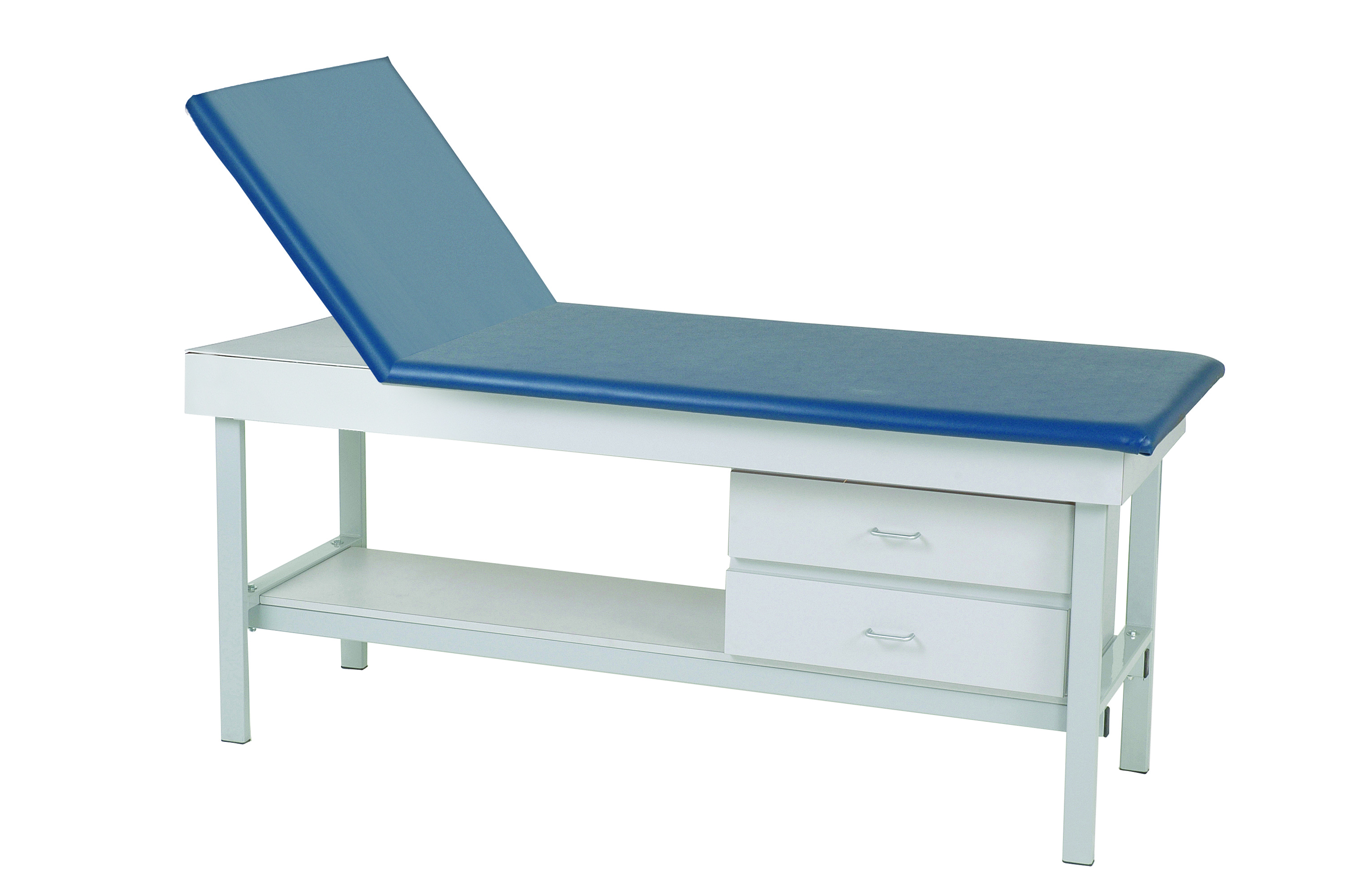 Adjustable Back Exam Treatment Table with 2 Drawers 