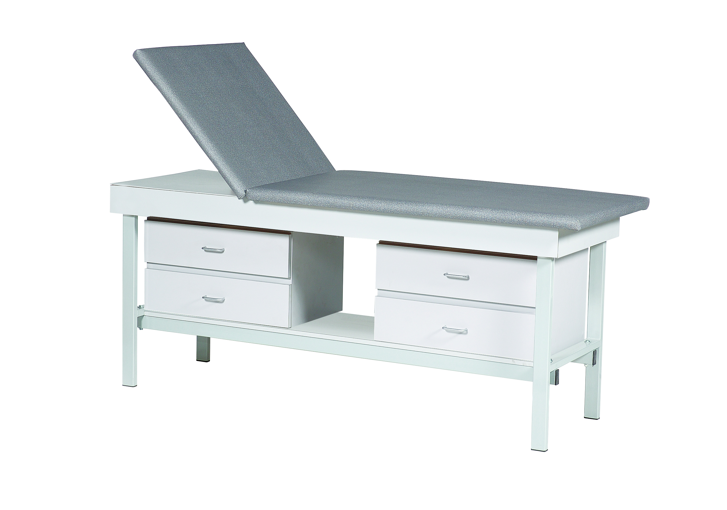 Bariatric Adjustable Back Treatment Table with 4 Drawers 