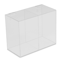 Clear Acrylic Single Face Mask and Safety Apparel Dispenser 