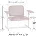 Extra Wide Fully Upholstered Bariatric Blood Draw Chair - 1202-SXXL