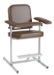 Fully Upholstered Narrow Tall Height Space Saving Blood Draw Chair with Footrest - 1202-LU/XT/N
