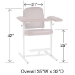 Tall Blood Draw Chair Fully Upholstered with L-Arm - 1202-LU/XT