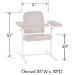 Fully Upholstered Standard Height Blood Draw Chair with L-Arm - 1202-LU