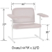 Fully Upholstered Bariatric Blood Draw Chair with L-Arm - 1202-LXL