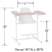 Tall Blood Draw Chair with Contoured Seat and L-Arm - 1202-LXT