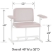 Extra Wide & Tall Blood Draw Chair Fully Upholstered with Footrest - 1202-SXXL/XT