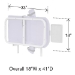 Horizontal Infant Blood Draw Station with Arm Extensions - MA3091-WMH