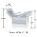 Power Height Adjustable Bariatric Donor Lounge - MB2000-AP