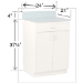 24" Base Cabinet - MCB124