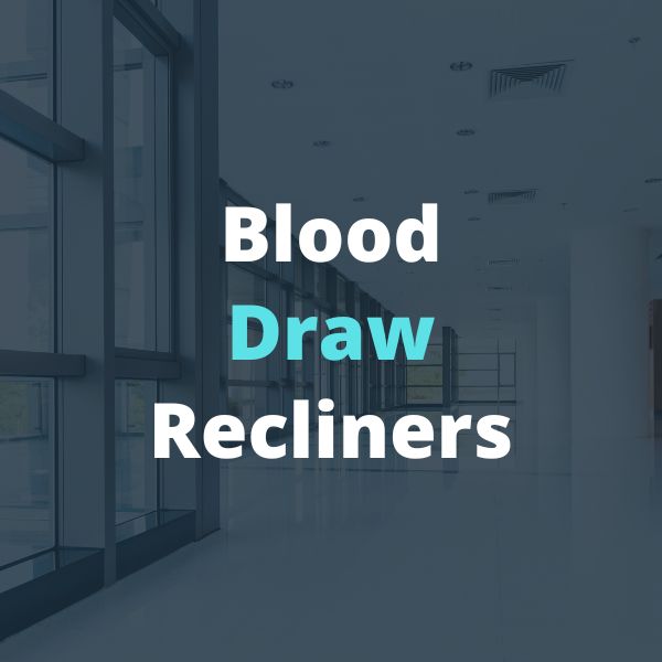 blood draw chair recliners for phlebotomists 