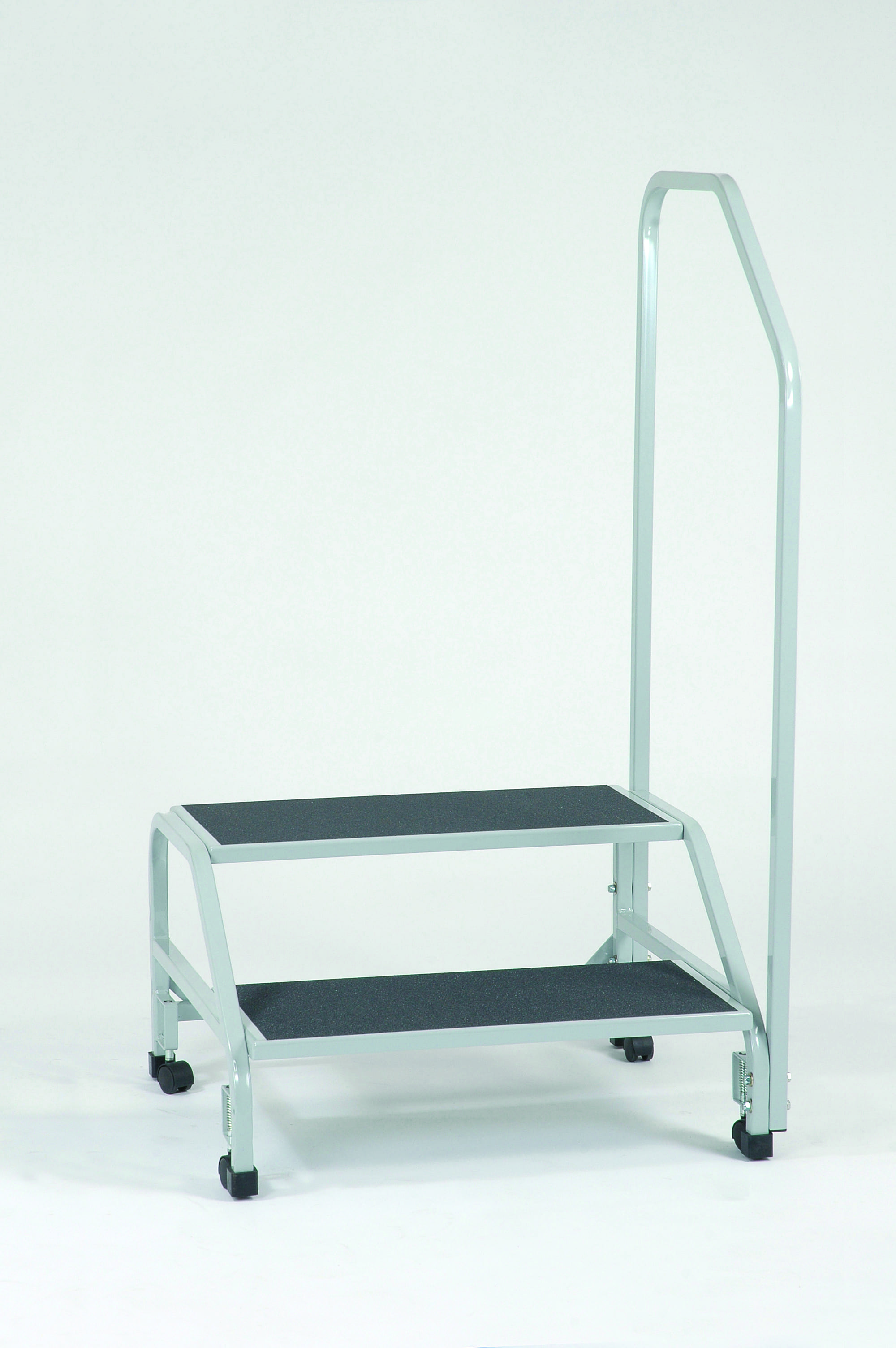 Bariatric 2-Step Stool with Hand Rail 